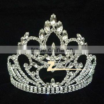 Newest design sparkly rhinestone pageant crown