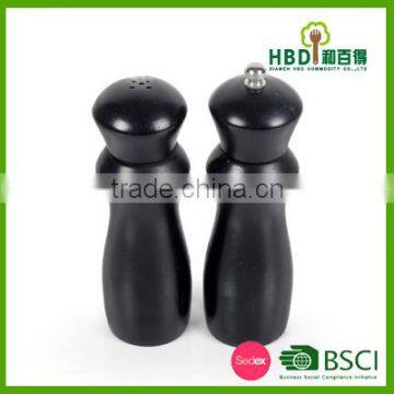 2016 Black Bamboo Salt and Pepper Mill OEM Factory China photo-2