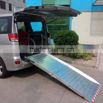 BMWR-2 Manual Folding Aluminum Wheelchair Ramps for Van and Minibus photo-2