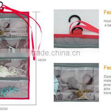 Foldable Hanging Necklace Jewelry Storage Organizer Bag photo-3