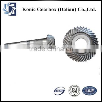 China wholesale high speed rotating bevel gear for twin screw extruder