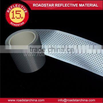 100% polyester reflective holes fabric for glove