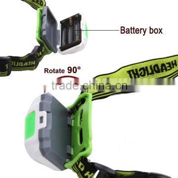 Mini 4 Mode Waterproof 200 Lumen R3 2 LED Flashlight Super Bright Headlight Headlamp Torch Lanterna With Headband photo-4