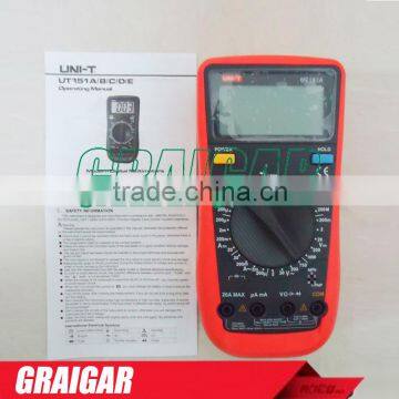 UNI-T UT151A Modern Digital Multimeter LCD Handheld Mini Multipurpose Meter ac dc Volt Amp Ohm Capacitance Tester photo-2