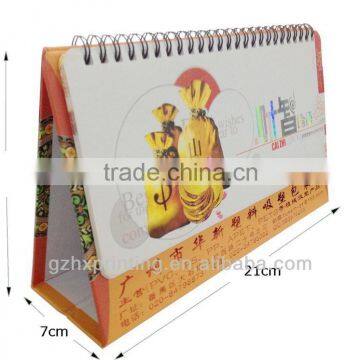 small promotional gift yearly paper table calendar printing