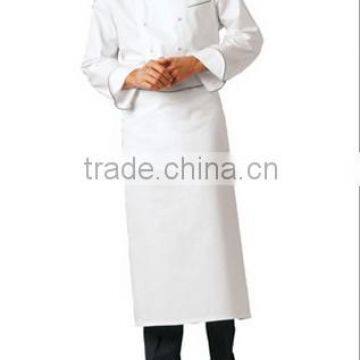 white polycotton twill fabric water repellent for chef uniforms