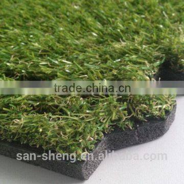 soft interlocking turf Tiles with EVA Foam Backing puzzle mats