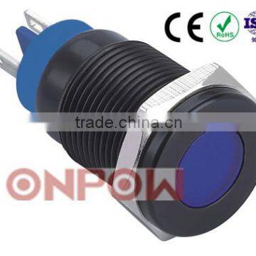 30 Years Industry Leader ONPOW Metal signal lamp GQ16T-D/A Dia. 16mm CE ROHS IP67 waterproof