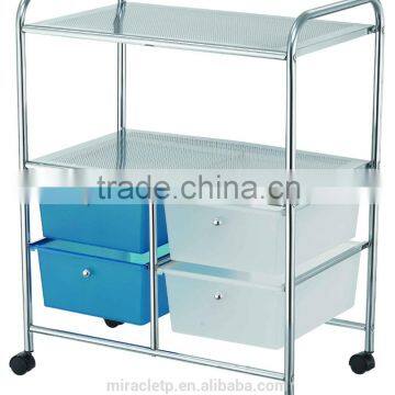 9 PP Plastic White Storage Drawers Cart Organizer photo-2