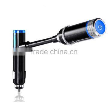 cigarette ligther car bluetooth fm transmitter with usb charger