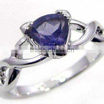 Shining Blue Labradorite 925 Sterling Silver Jewelry Ring Handmade Jewellery Indian Supplier Rings