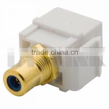 Keystone RCA Connector With Blue Inner Color photo-4