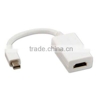 Factory Wholesale 20cm Mini DP Male to HDMI Female Converter Adapter