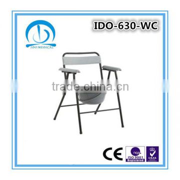 Cheap Price Folding Commode Chair With Bedpan