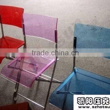 Unique thick acrylic chair and leisure chair modern