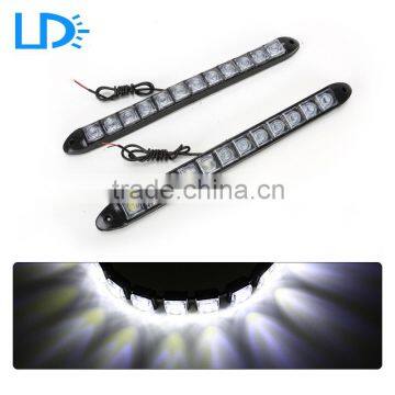 easy install silicone flexible day time running lights auto car led daylight