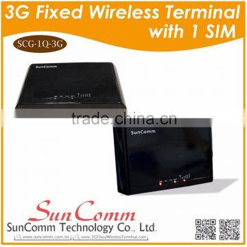 SCG-1Q-3G WCDMA to Analog Converter 3G WCMDA Fixed Cellular Terminal with 1 sim