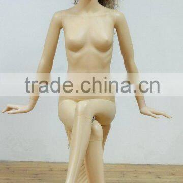 Adult Environmentally and Recyclable Female Sitting Mannequins