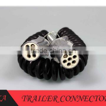 black plastic customized length trailer connector cable for vehicle