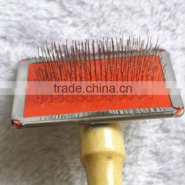 Wooden Slicker Brush for Small Pets on Discount photo-2