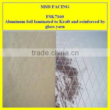 Foil Scrim Kraft composite materials flame retardant paper