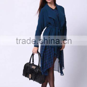 2016 PRETTY STEPS Winter Collections Plus Size Fashion Slim Navy Short Jacket for Woman Casual Coat Casacos photo-4