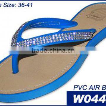 Personalized PCU Ladies PVC Air Blowing Slipper Sandal