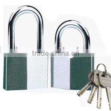 SQUARE KEY BRASS PADLOCK(rhombus body)