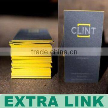 High Quality Edge Gilding Thick Business Cards/Cheap Embossing Business Card Printing (EL Printing Factory Supply)