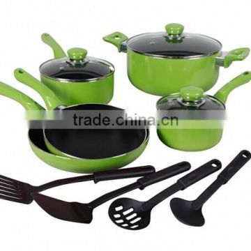 8pcs Aluminum non-stick cookware set