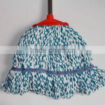 hybrid microfiber string looped end wet mop