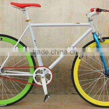 2012NEW RED/BLUE /ORANGE COLORFULL 700c fixed gear bike/road bike/FREESTYLE/TRECK bike/TRECKING bike