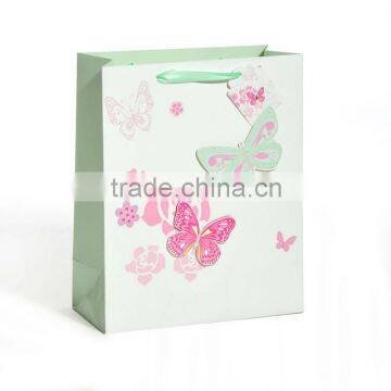 Couple Butterflies Design Gift Paper Bag