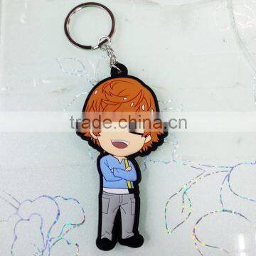 2016 fashion style Silicone Keychain, face changing keychain