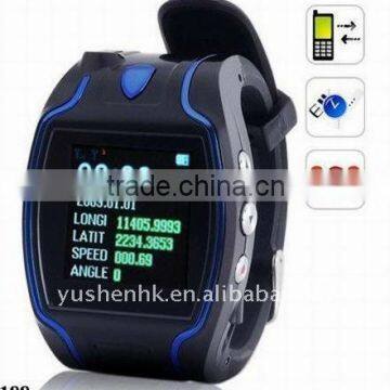 Portable Quadband mini GPS Watch Tracker W188