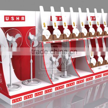 Exhibition Metal Fan display rack