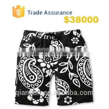 Custom design your own 4 way stretch mens board shorts