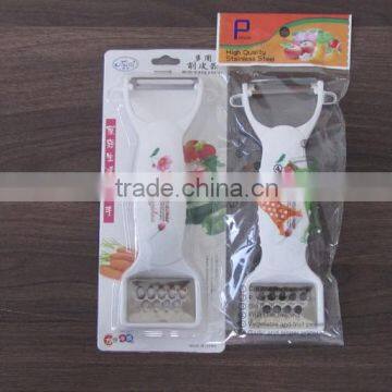 Plastic Printing Handle Antdeal Vegetable Potato Peeler Parer Julienne Cutter Slicer Stainless Steel Blade Hot New Fashional P08 photo-6