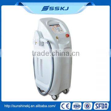 TEC cooling system permanent 808nm vertical diode lase hair removal