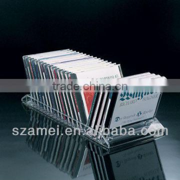 directly sale transparent acrylic CD display storage