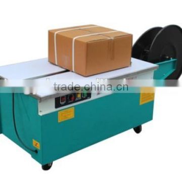 Using pp belt Low type Strapping machine manual for packing carton box, book