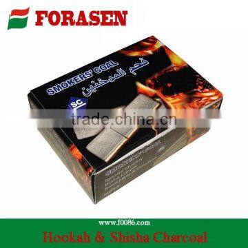 Popular smokeless and tasteless shisha charcoal, no nicotine and tar to hookah