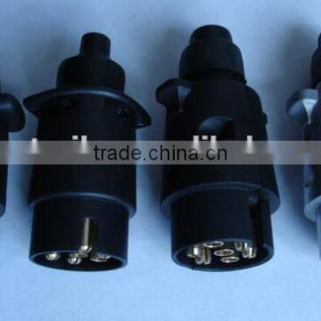 Australia Standard Round 7 Pin Trailer Plug And Flat 7 Pin Trailer Plug