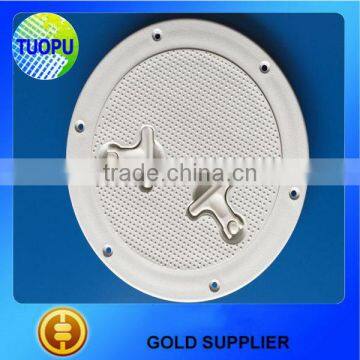 Tuopu Plastic 4'' 6'' 8'' inch Screw Out Deck Plate Access Hatch Cover