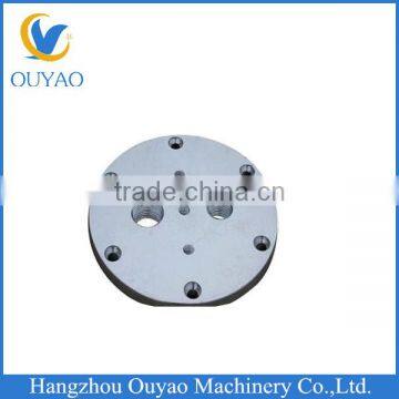 Custom large rotating machine component 6061 grade aluminum disc