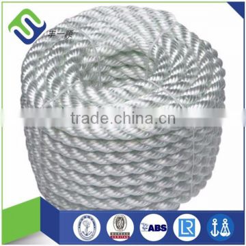 hollow braided nylon dock line with the float ball