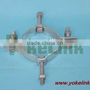 Secondary Rack Pole Mounting Bands Galvanized Steel Pole Band for Pole Line Hardaware photo-3