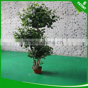 Artificial Green Banyan Ficus Trees Bonsai Plant photo-5