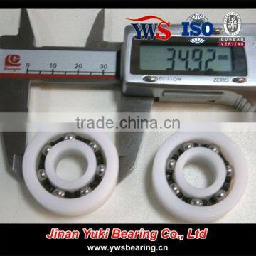 25.4*50.8*9.525mm R16 open type plastic ball bearing