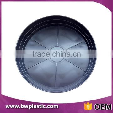 Black Cheap Plastic Plant Trays Flower Pots Saucers Wholesale For Plants